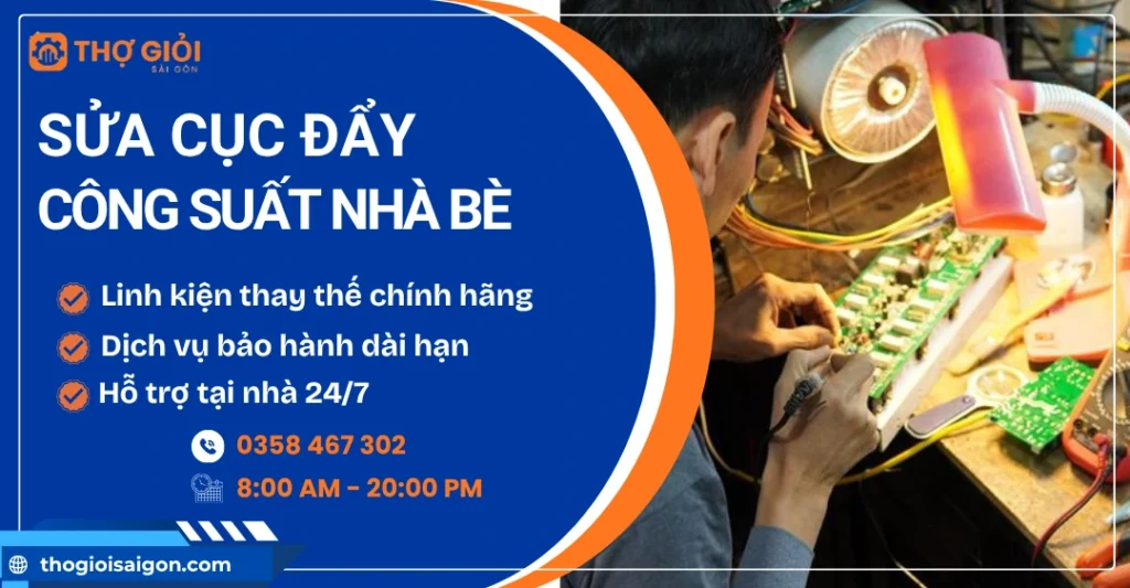Sửa cục đẩy công suất tại Nhà Bè