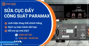 Sửa cục đẩy công suất Paramax