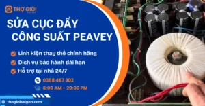 Sửa cục đẩy công suất Peavey