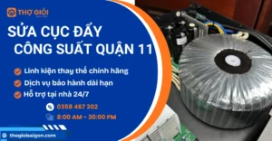 Sửa cục đẩy công suất quận 11
