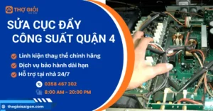Sửa cục đẩy công suất quận 4