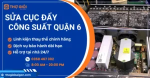 Sửa cục đẩy công suất quận 6
