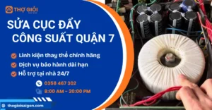 Sửa cục đẩy công suất quận 7