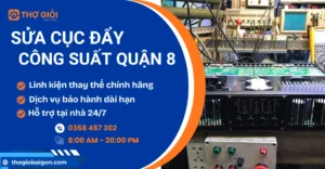 Sửa cục đẩy công suất quận 8