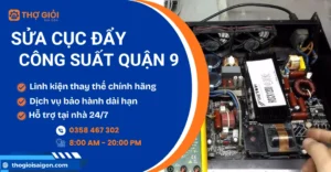 Sửa cục đẩy công suất quận 9