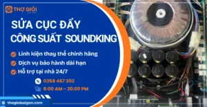 Sửa cục đẩy công suất Soundking