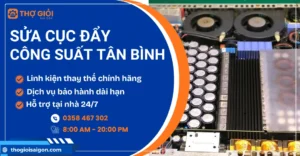 Sửa cục đẩy công suất quận Tân Bình
