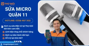Sửa micro quận 11