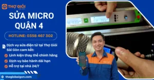 Sửa micro quận 4