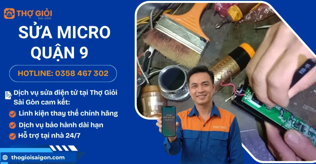 Sửa micro quận 9