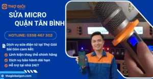 Sửa micro quận Tân Bình