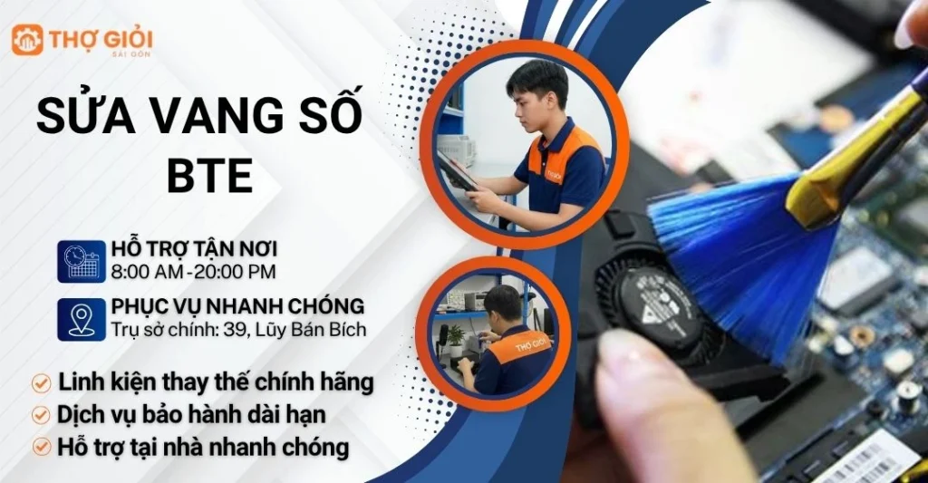 Sửa vang số BTE