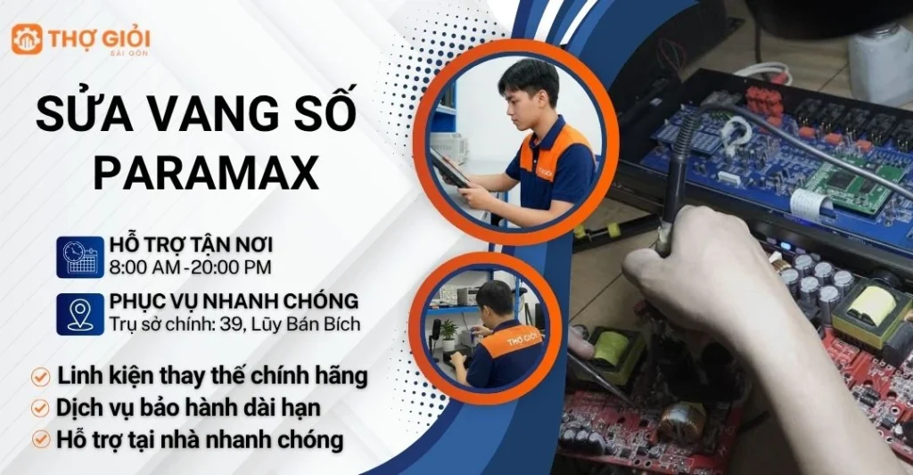 Sửa vang số Paramax