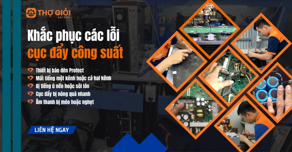 Khắc phục mọi lỗi hư hỏng cục đẩy công suất BIK