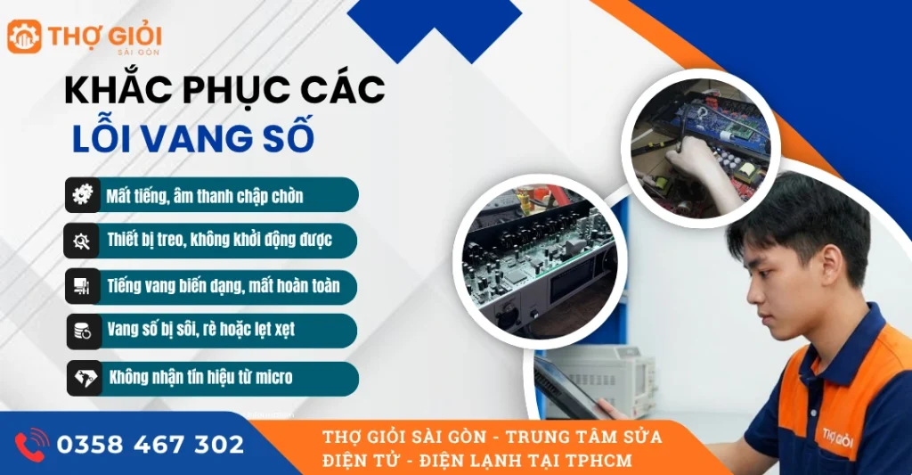 Các dấu hiệu hư hỏng và sự cố phần mềm trên vang số BIK