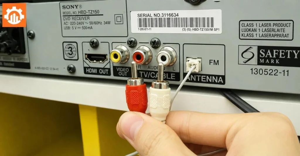 Các bước lắp ráp các bộ phận của loa Sony 5.1 trước khi nối với tivi