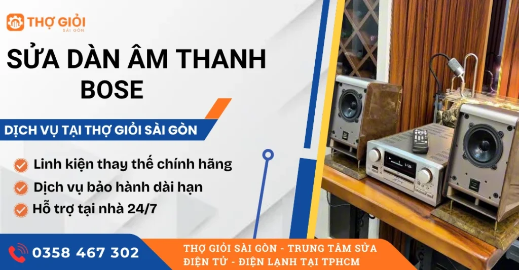 Sửa dàn âm thanh Bose
