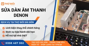 Sửa dàn âm thanh Denon