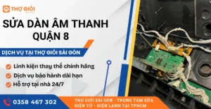 Sửa dàn âm thanh quận 8