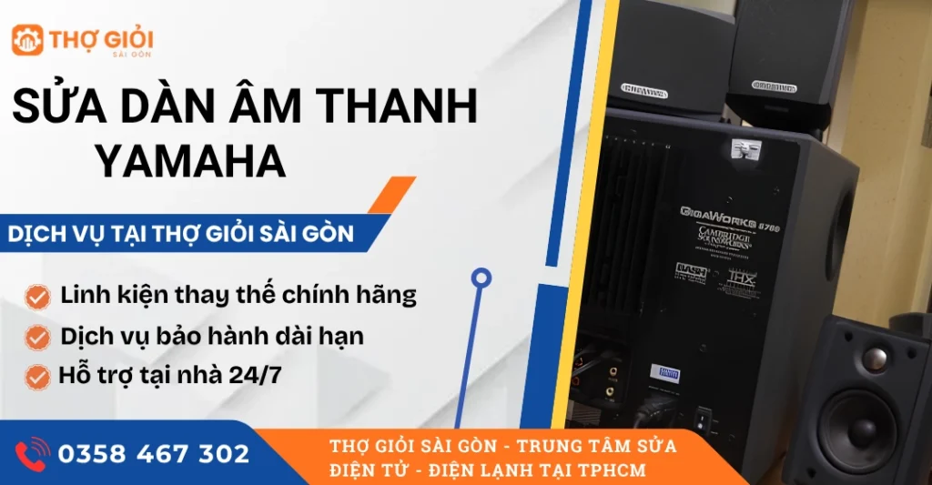 Sửa dàn âm thanh Yamaha