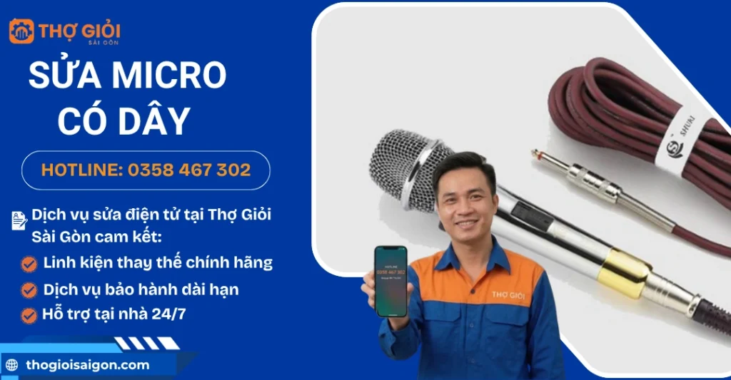 Sửa micro có dây