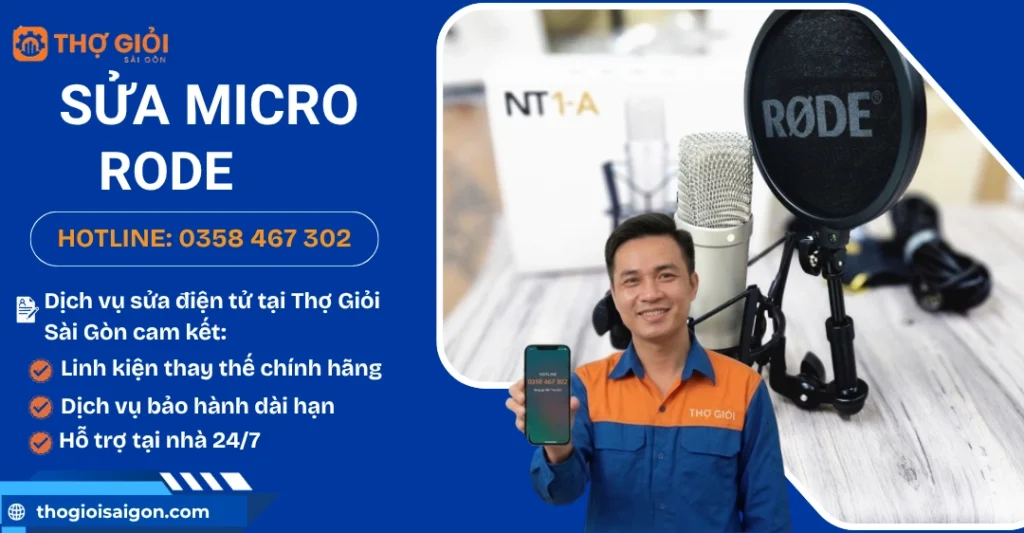 Sửa micro Rode