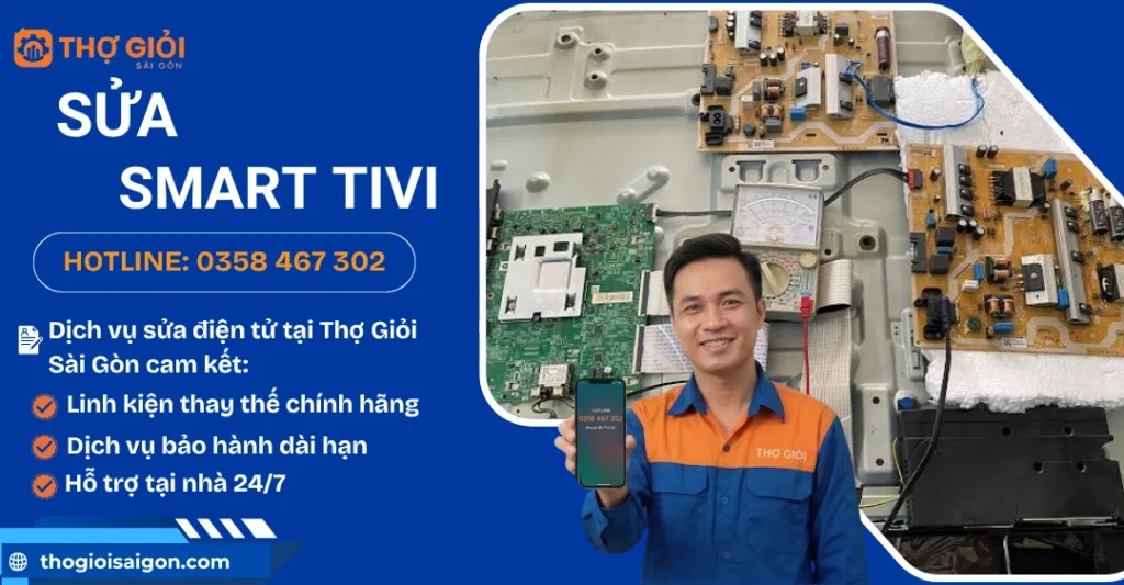Sửa Smart tivi - Nơi sửa chữa uy tín, giá rẻ, hỗ trợ 24/7 Sửa Smart tivi