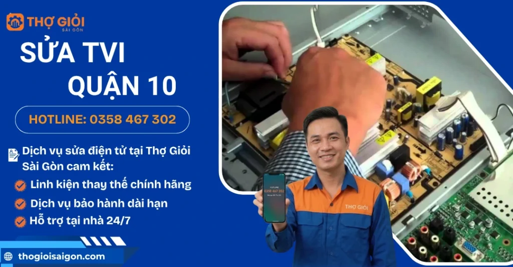 Sửa tivi quận 10