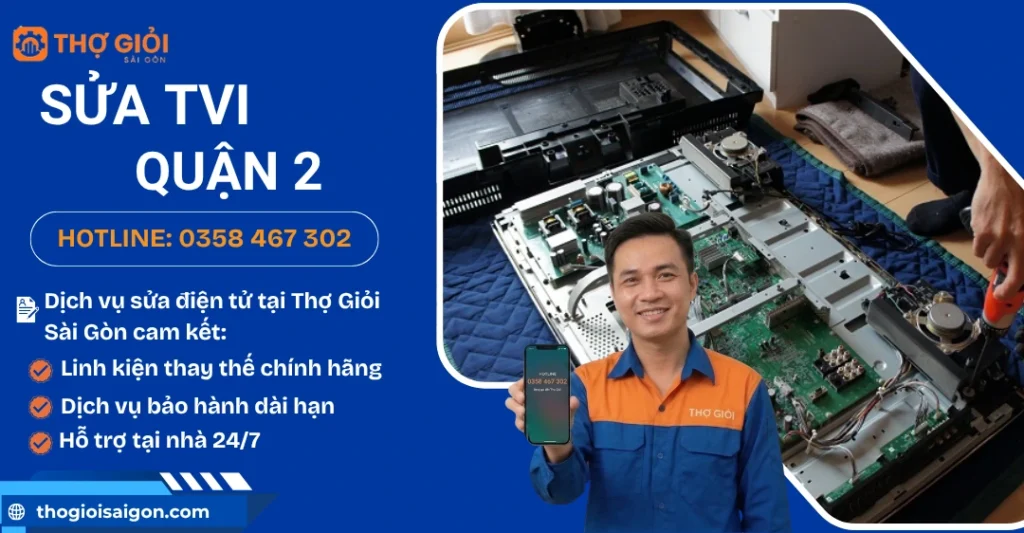 Sửa tivi quận 2