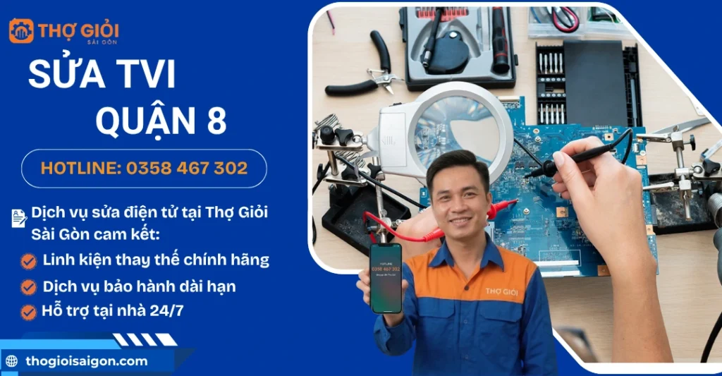 Sửa tivi quận 8 - Nơi sửa tận tâm, hỗ trợ tại nhà nhanh 24/7 Sửa tivi quận 8
