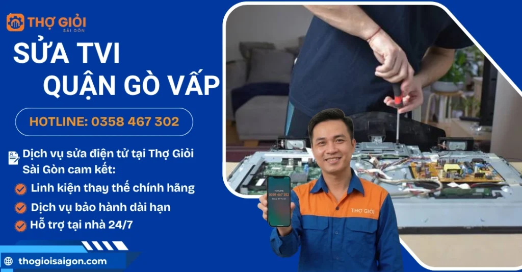 Sửa tivi quận Gò Vấp