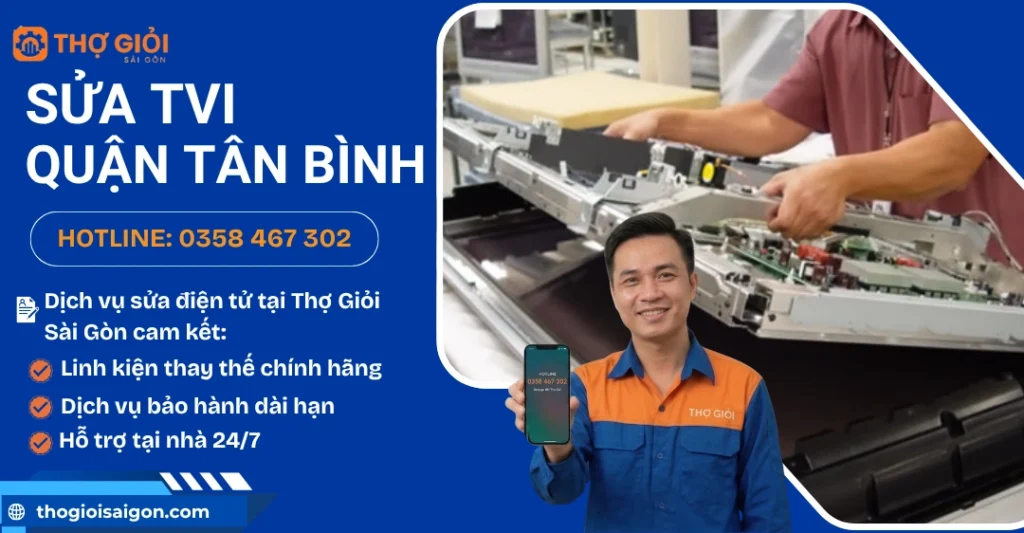 Sửa tivi quận Tân Bình