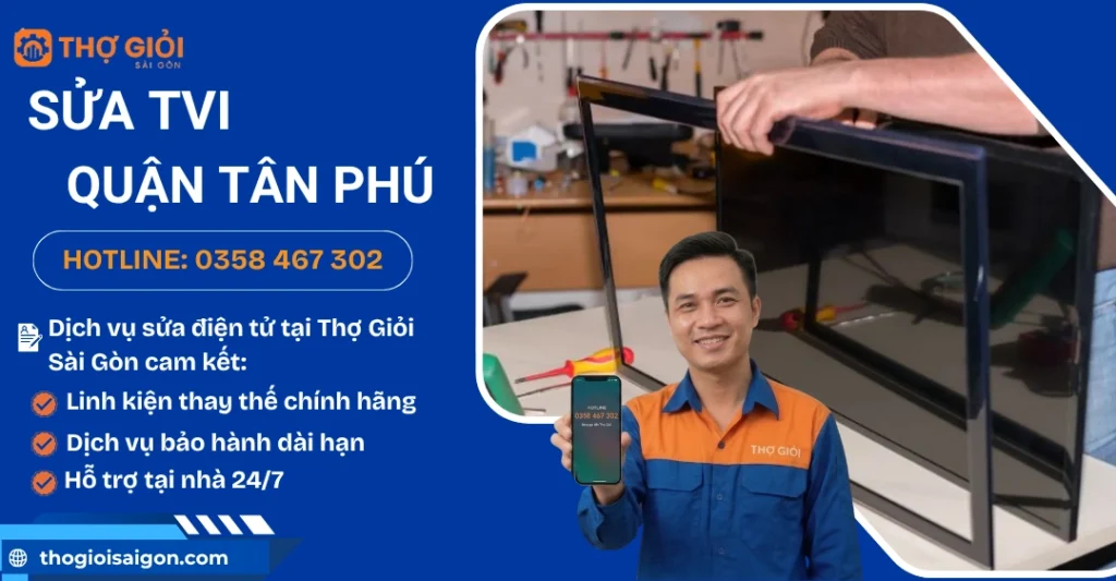 Sửa tivi quận Tân Phú