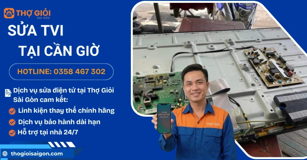 Sửa tivi tại Cần Giờ