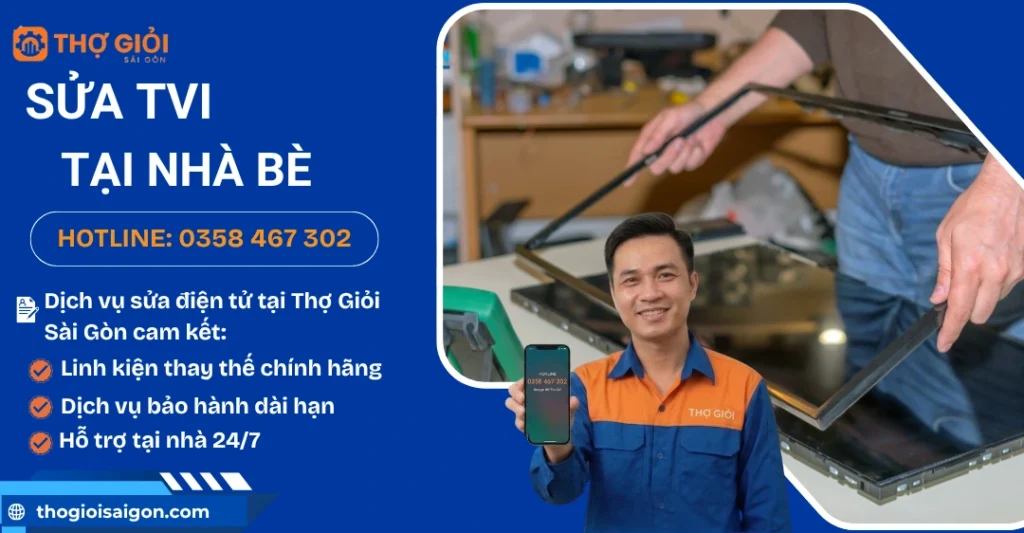 Sửa tivi tại Nhà Bè tận nơi - Dịch vụ giá rẻ, tận tâm Sửa tivi tại Nhà Bè