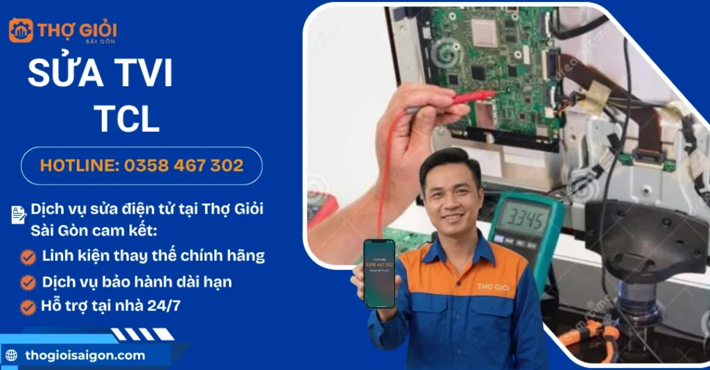 Sửa tivi TCL - Trung tâm sửa chữa tận nơi, uy tín 24/7 Sửa tivi TCL