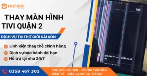 Thay màn hình tivi quận 2
