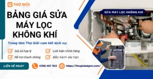 Bảng giá sửa máy lọc không khí