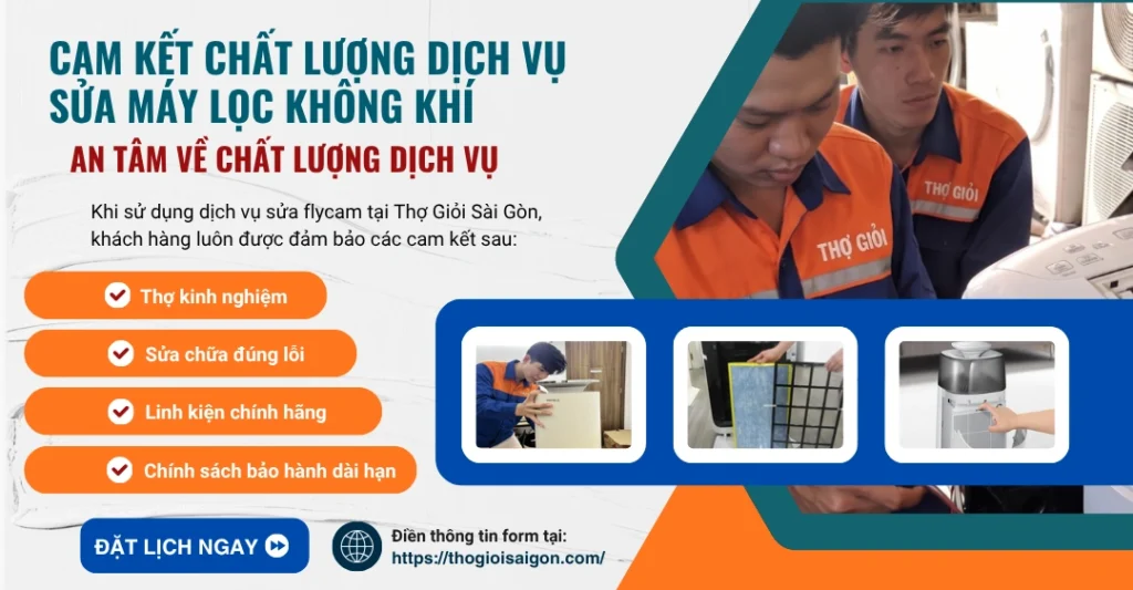 Ưu điểm khi chọn sửa máy lọc không khí tại trung tâm Thợ Giỏi