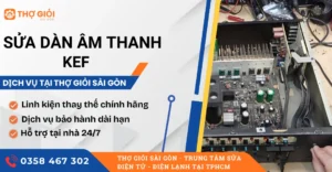 Sửa dàn âm thanh Kef
