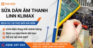 Sửa dàn âm thanh Linn Klimax
