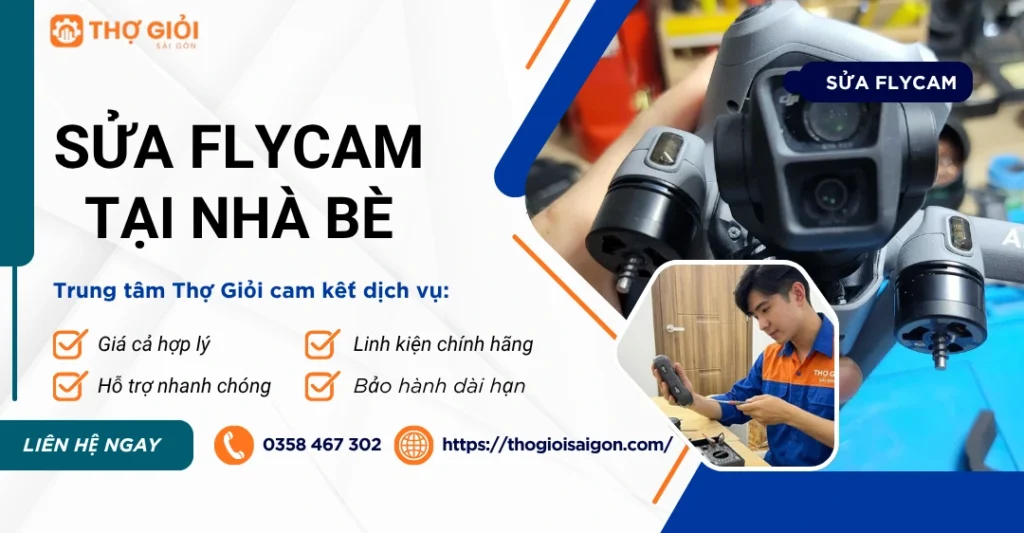 Sửa Flycam tại Nhà Bè