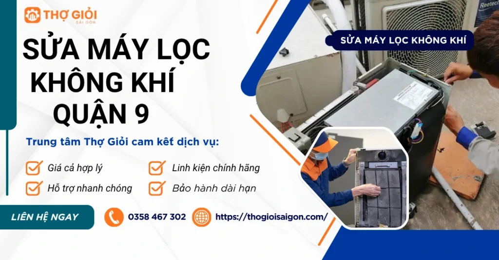 Sửa máy lọc không khí quận 9