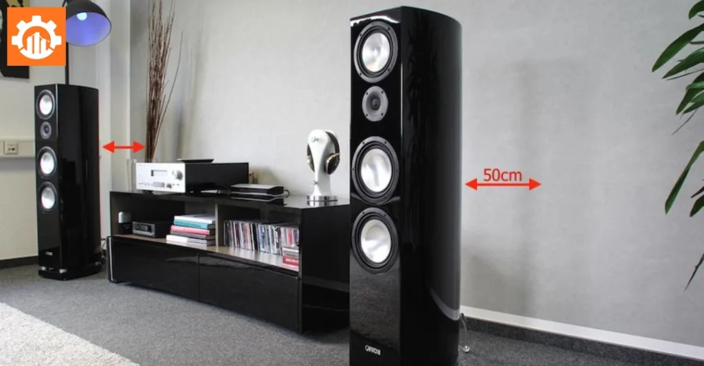 Khoảng cách giữa loa và tường trong việc kê loa
