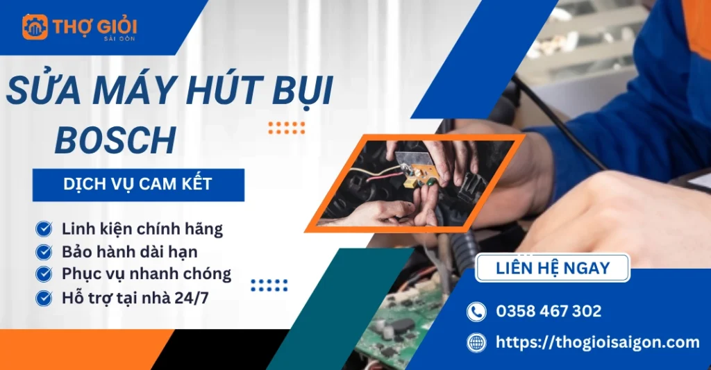 Sửa máy hút bụi Bosch