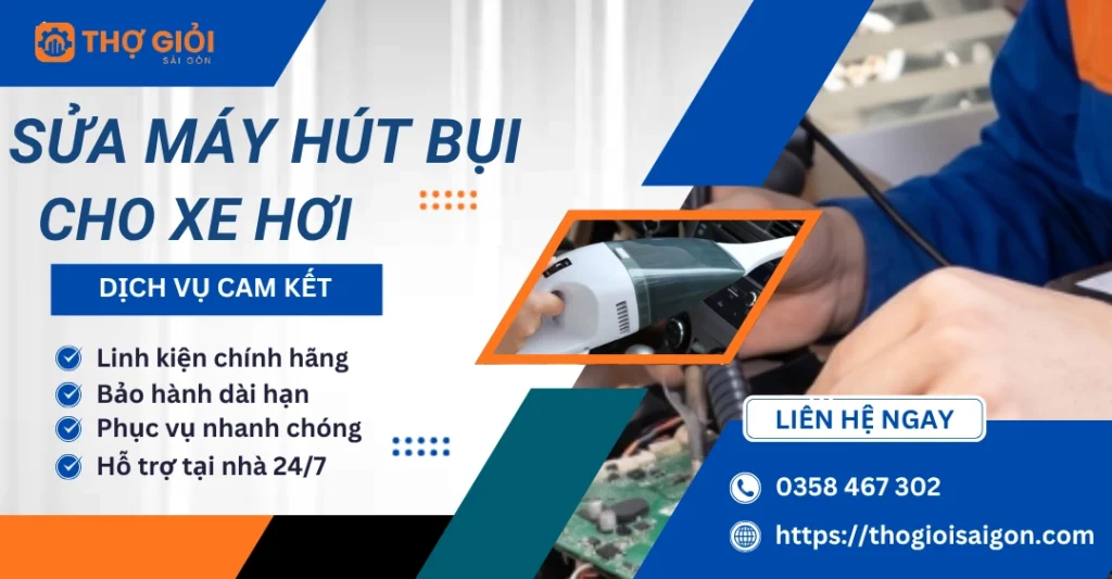 Sửa máy hút bụi cho xe hơi