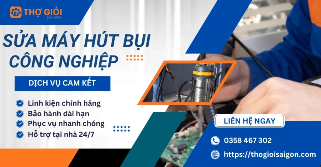 Sửa máy hút bụi công nghiệp