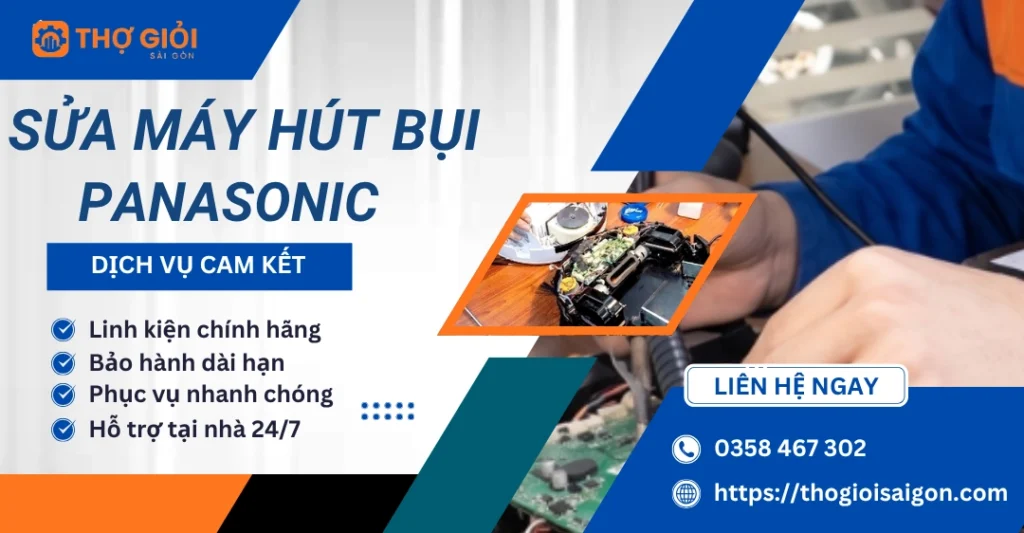 Sửa máy hút bụi Panasonic