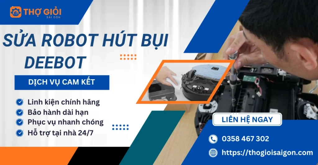 Sửa robot hút bụi Deebot