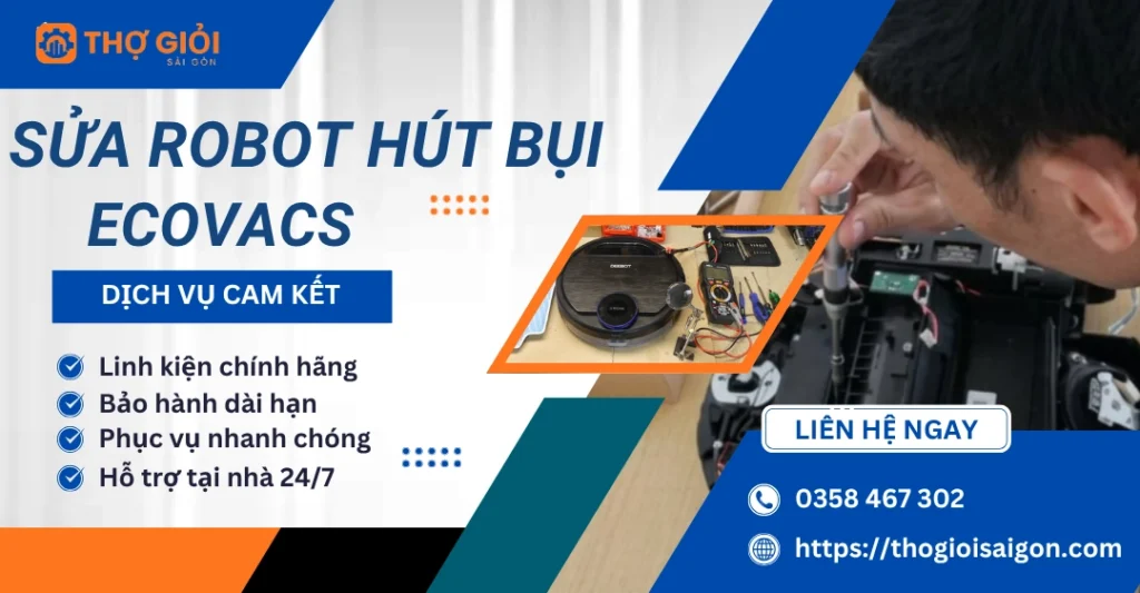 Sửa robot hút bụi Ecovacs